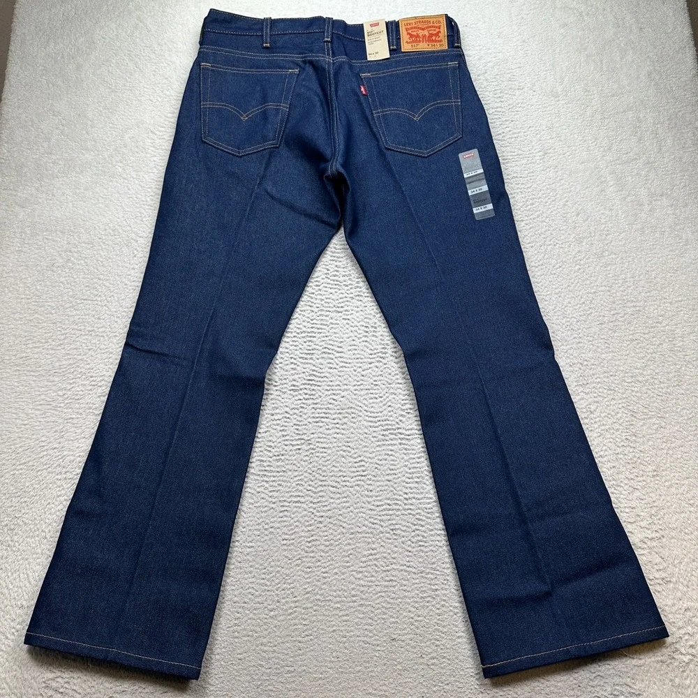 Levi's 517 Jeans Men's Size 34X30 Bootcut Denim Cowboy Western